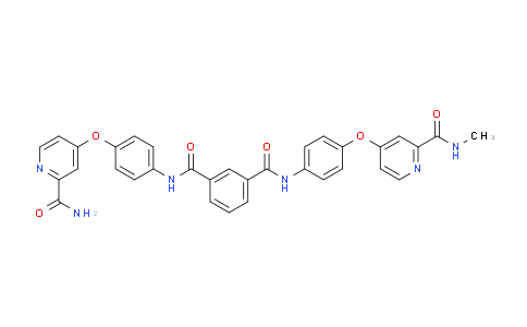 AM247694 | 1334499-71-6 | N1-(4-((2-Carbamoylpyridin-4-yl)oxy)phenyl)-N3-(4-((2-(methylcarbamoyl)pyridin-4-yl)oxy)phenyl)isophthalamide