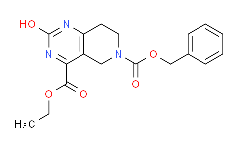 6-Benzyl 4-ethyl 2-hydroxy-7,8-dihydropyrido[4,3-d]pyrimidine-4,6(5H)-dicarboxylate
