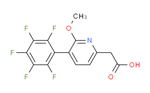 AM24770 | 1261575-98-7 | 2-Methoxy-3-(perfluorophenyl)pyridine-6-acetic acid