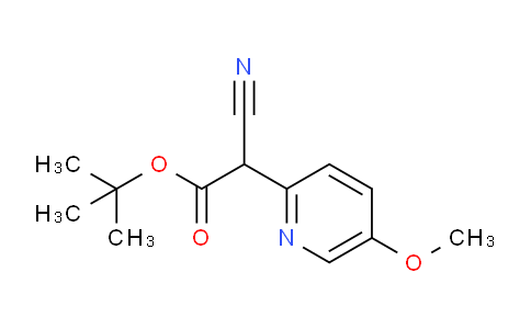 tert-Butyl 2-cyano-2-(5-methoxypyridin-2-yl)acetate
