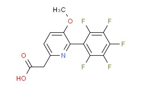 AM24773 | 1261437-07-3 | 3-Methoxy-2-(perfluorophenyl)pyridine-6-acetic acid