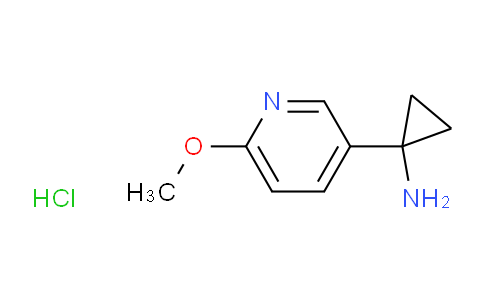 1-(6-Methoxypyridin-3-yl)cyclopropanamine hydrochloride