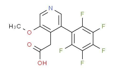 AM24774 | 1261667-07-5 | 3-Methoxy-5-(perfluorophenyl)pyridine-4-acetic acid