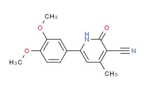 6-(3,4-Dimethoxyphenyl)-4-methyl-2-oxo-1,2-dihydropyridine-3-carbonitrile