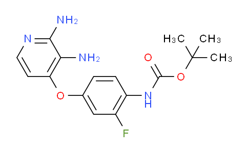 AM247768 | 1163720-66-8 | tert-Butyl (4-((2,3-diaminopyridin-4-yl)oxy)-2-fluorophenyl)carbamate