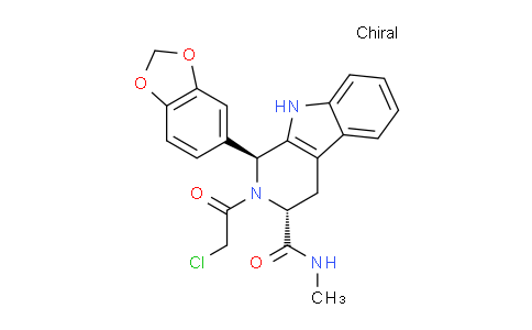 AM247774 | 951661-84-0 | (1S,3R)-1-(Benzo[d][1,3]dioxol-5-yl)-2-(2-chloroacetyl)-N-methyl-2,3,4,9-tetrahydro-1H-pyrido[3,4-b]indole-3-carboxamide