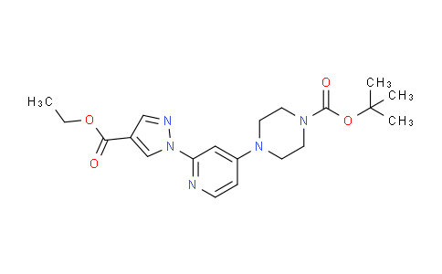 AM247786 | 1956366-74-7 | tert-Butyl 4-(2-(4-(ethoxycarbonyl)-1H-pyrazol-1-yl)pyridin-4-yl)piperazine-1-carboxylate