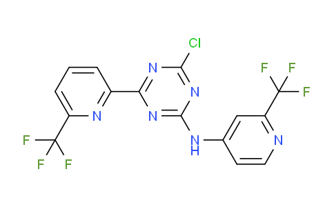 AM247795 | 1446507-68-1 | 4-Chloro-6-(6-(trifluoromethyl)pyridin-2-yl)-N-(2-(trifluoromethyl)pyridin-4-yl)-1,3,5-triazin-2-amine