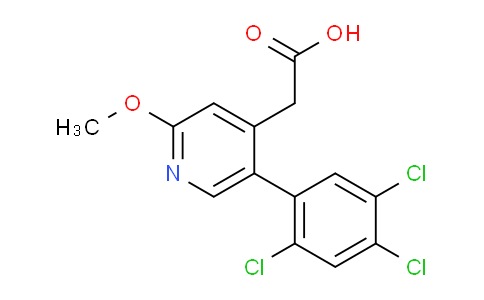 AM24780 | 1261756-58-4 | 2-Methoxy-5-(2,4,5-trichlorophenyl)pyridine-4-acetic acid