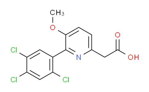 AM24781 | 1261834-73-4 | 3-Methoxy-2-(2,4,5-trichlorophenyl)pyridine-6-acetic acid