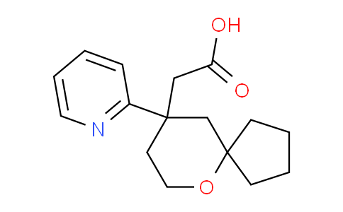 2-(9-(Pyridin-2-yl)-6-oxaspiro[4.5]decan-9-yl)acetic acid