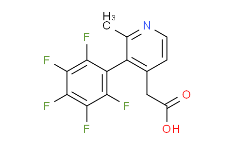 AM24783 | 1261791-70-1 | 2-Methyl-3-(perfluorophenyl)pyridine-4-acetic acid