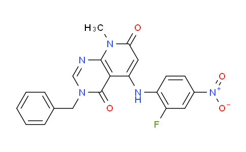 AM247836 | 1035556-25-2 | 3-Benzyl-5-(2-fluoro-4-nitrophenylamino)-8-methylpyrido[2,3-d]pyrimidine-4,7(3h,8h)-dione