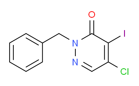 2-Benzyl-5-chloro-4-iodopyridazin-3(2h)-one