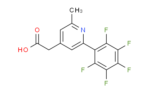 AM24786 | 1261510-81-9 | 2-Methyl-6-(perfluorophenyl)pyridine-4-acetic acid