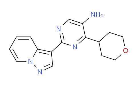 AM247865 | 1363404-81-2 | 2-(Pyrazolo[1,5-a]pyridin-3-yl)-4-(tetrahydro-2h-pyran-4-yl)pyrimidin-5-amine