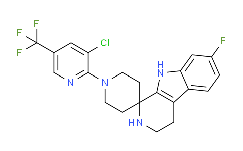 AM247867 | 1025905-33-2 | 1-(3-Chloro-5-(trifluoromethyl)pyridin-2-yl)-7'-fluoro-2',3',4',9'-tetrahydrospiro[piperidine-4,1'-pyrido[3,4-b]indole]