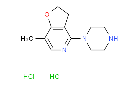 7-Methyl-4-(piperazin-1-yl)-2,3-dihydrofuro[3,2-c]pyridine dihydrochloride