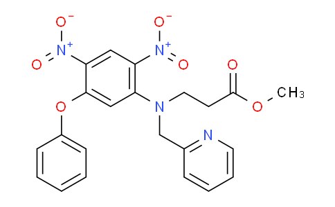AM247888 | 1374651-44-1 | Methyl 3-((2,4-dinitro-5-phenoxyphenyl)(pyridin-2-ylmethyl)amino)propanoate