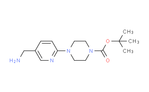 TERT-BUTYL 4-(5-(AMINOMETHYL)PYRIDIN-2-YL)PIPERAZINE-1-CARBOXYLATE