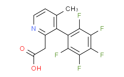 AM24790 | 1261607-75-3 | 4-Methyl-3-(perfluorophenyl)pyridine-2-acetic acid