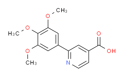 2-(3,4,5-Trimethoxyphenyl)pyridine-4-carboxylic acid