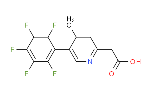 AM24791 | 1261877-00-2 | 4-Methyl-5-(perfluorophenyl)pyridine-2-acetic acid