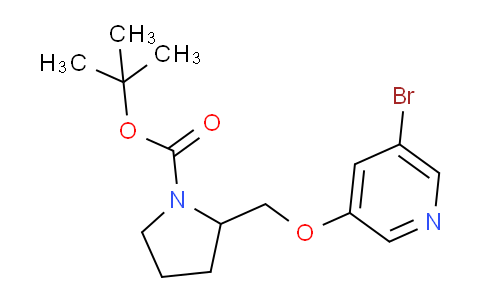 1-Boc-2-((5-bromopyridin-3-yloxy)methyl)pyrrolidine
