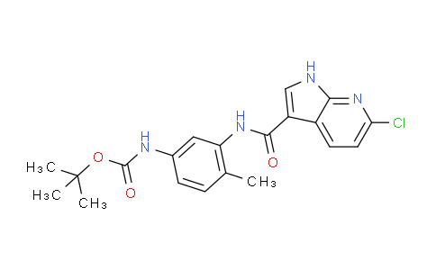 4-(Boc-Amino)-2-(6-chloro-1H-pyrrolo[2,3-b]pyridine-3-carboxamido)-toluene