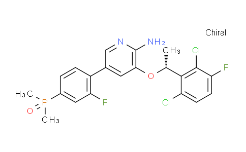 (R)-(4-(6-Amino-5-(1-(2,6-dichloro-3-fluorophenyl)ethoxy)pyridin-3-yl)-3-fluorophenyl)dimethylphosphineoxide