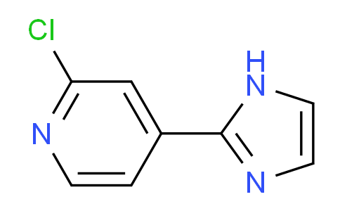 2-Chloro-4-(1h-2-imidazolyl)pyridine