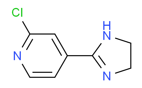 2-Chloro-4-(4,5-dihydro-1h-imidazol-2-yl)pyridine