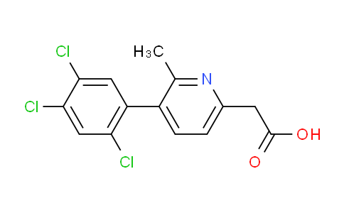 AM24798 | 1261834-90-5 | 2-Methyl-3-(2,4,5-trichlorophenyl)pyridine-6-acetic acid