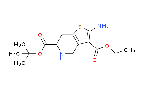 Ethyl 2-amino-6-boc-4,7-dihydro-5h-thieno[3,2-c]pyridine-3-carboxylate