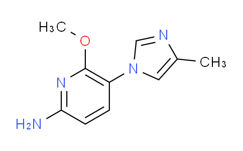 6-Methoxy-5-(4-methyl-1h-imidazol-1-yl)pyridin-2-amine