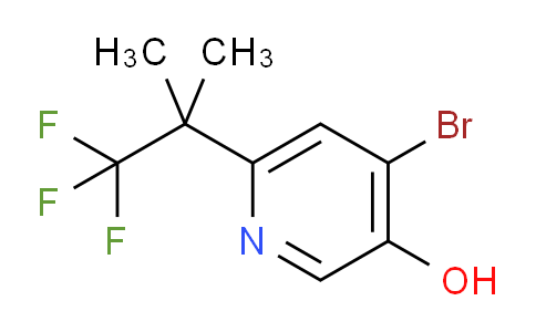4-Bromo-6-(1,1,1-trifluoro-2-methylpropan-2-yl)pyridin-3-ol