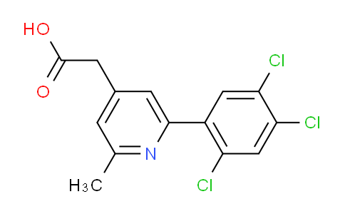 AM24800 | 1261572-45-5 | 2-Methyl-6-(2,4,5-trichlorophenyl)pyridine-4-acetic acid