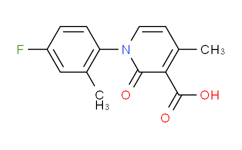 AM248018 | 1195782-67-2 | 1-(4-Fluoro-2-methylphenyl)-4-methyl-2-oxo-1,2-dihydropyridine-3-carboxylic acid