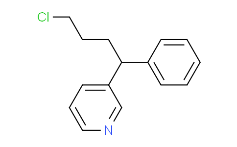 3-(4-Chloro-1-phenylbutyl)pyridine