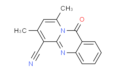7,9-Dimethyl-11-oxo-11h-pyrido[2,1-b]quinazoline-6-carbonitrile