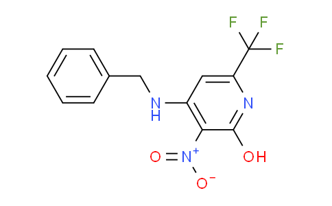 4-(Benzylamino)-3-nitro-6-(trifluoromethyl)pyridin-2-ol