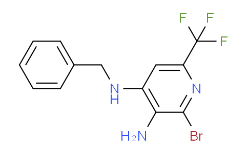 N4-benzyl-2-bromo-6-(trifluoromethyl)pyridine-3,4-diamine