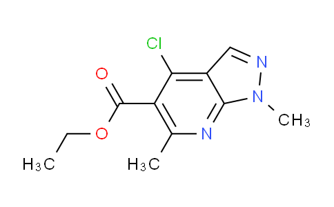 Ethyl 4-chloro-1,6-dimethyl-1H-pyrazolo[3,4-b]pyridine-5-carboxylate