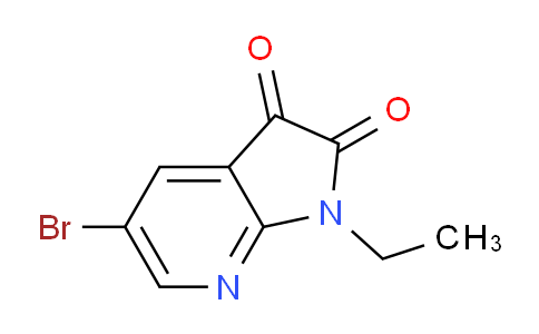 5-Bromo-1-ethyl-1H-pyrrolo[2,3-b]pyridine-2,3-dione