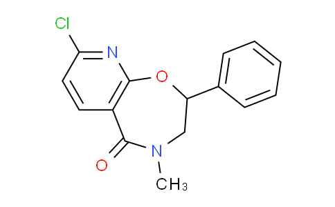 8-Chloro-4-methyl-2-phenyl-3,4-dihydropyrido[3,2-f][1,4]oxazepin-5(2h)-one
