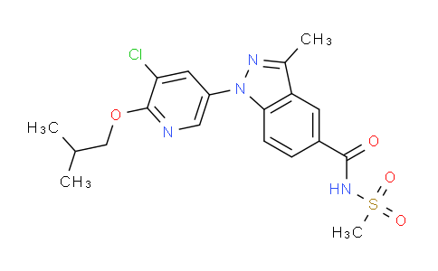 1-(5-Chloro-6-isobutoxypyridin-3-yl)-3-methyl-n-(methylsulfonyl)-1h-indazole-5-carboxamide