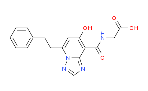 (7-Hydroxy-5-phenethyl-[1,2,4]triazolo[1,5-a]pyridine-8-carbonyl)glycine