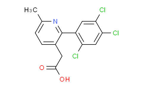 AM24809 | 1261643-95-1 | 6-Methyl-2-(2,4,5-trichlorophenyl)pyridine-3-acetic acid
