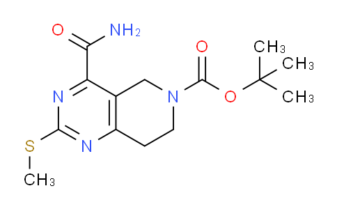 AM248092 | 1412452-79-9 | Tert-butyl 4-carbamoyl-2-(methylthio)-7,8-dihydropyrido[4,3-d]pyrimidine-6(5h)-carboxylate