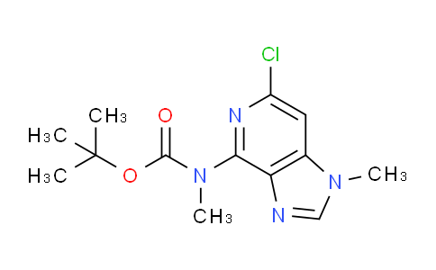 Tert-butyl (6-chloro-1-methyl-1H-imidazo[4,5-c]pyridin-4-yl)(methyl)carbamate